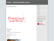 Tablet Screenshot of hammertonsferry.com